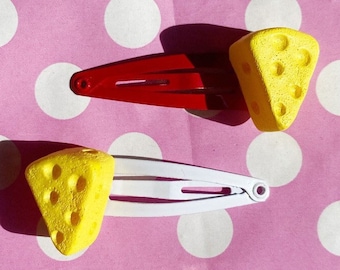 Kawaii cheese triangle hair clip