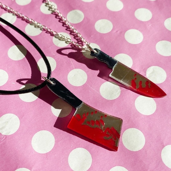 Knife Necklace Etsy
