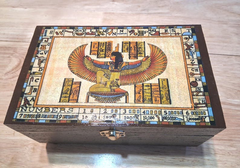 Egyptian Codex Box Egyptian Wisdom Box - Etsy