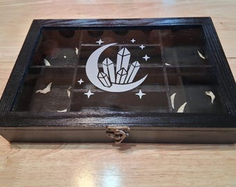 Crystal Keeper Wooden Storage Box