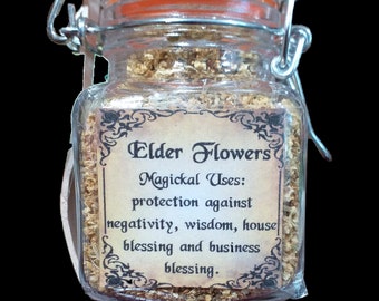 Elder Flowers Herb & Jar