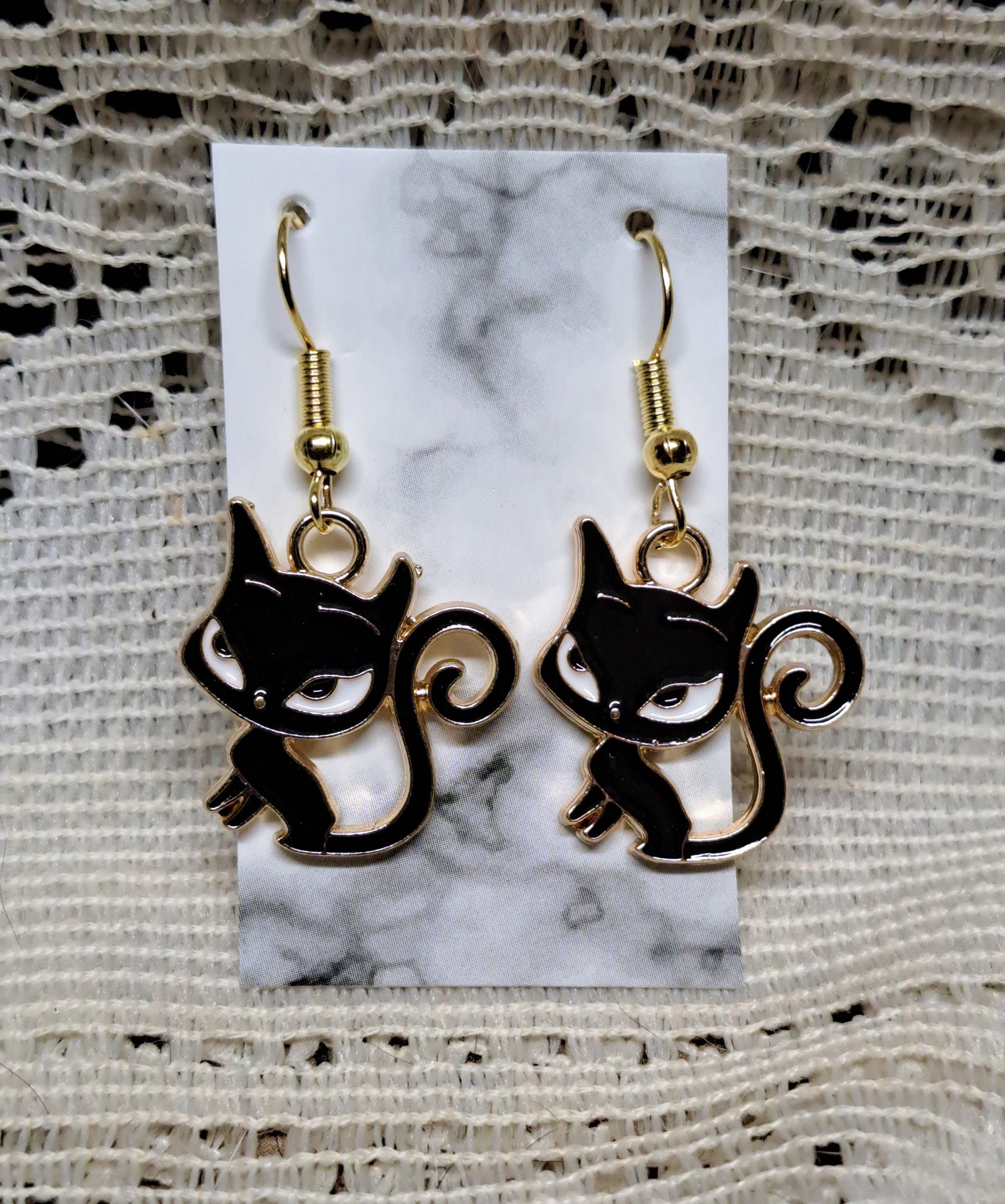 Black Cat Earrings Etsy black-cat-earrings-etsy