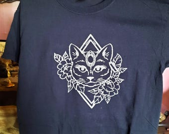 Boho Cat T shirt