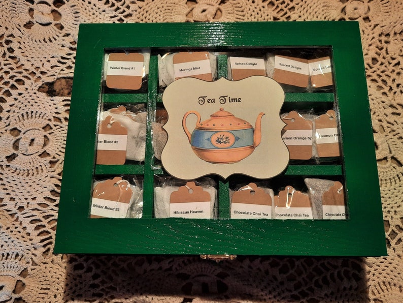 Herbal Tea Box Gift Set Etsy