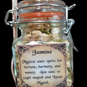Jasmine Flowers Herb & Jar