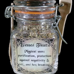Blessed Thistle Herb & Jar