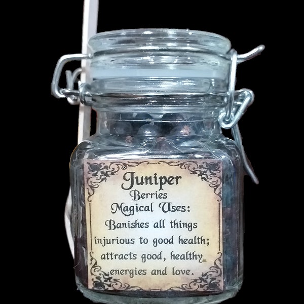 Juniper Berries Jar & Herb