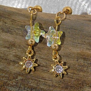 Celestial Star Post Earrings