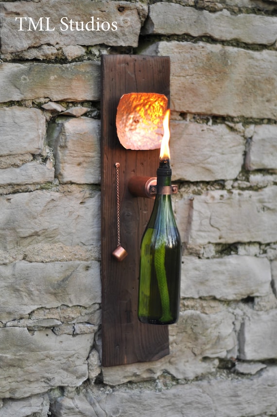 Wine bottle oil lamp new arrivals