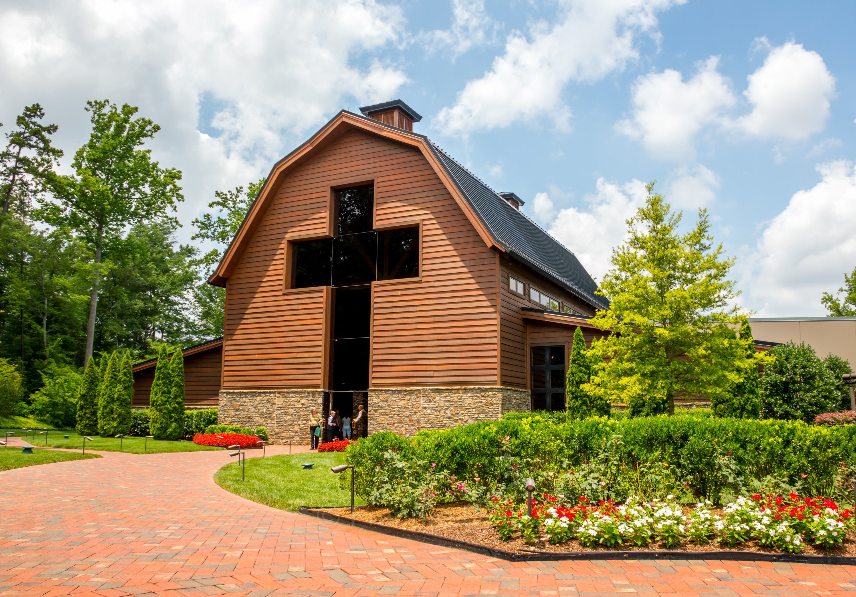 cross at sunset - The Billy Graham Library