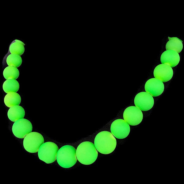 Neon Green Jewelry Summer Time Necklace Trendy Summer Jewelry Summer Jewelry Neon Green Necklace Neon Jewellery Neon Necklace