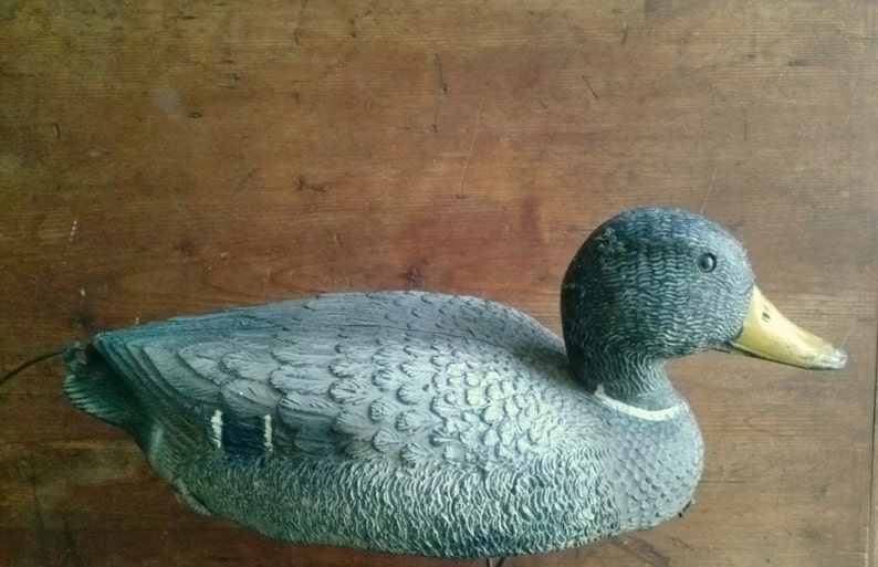 Mallard Duck Decoy Italian Made Mallard Drake Decoy Italian Etsy