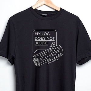 Twin Peaks David Lynch Camiseta UNISEX T-Shirt T Shirt Tshirt Lady Log Tronco My log image 1
