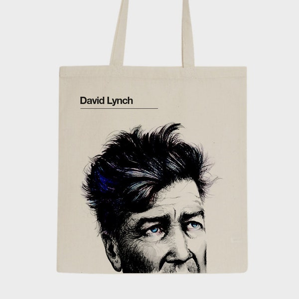 Tote bag  Homenaje a David Lynch - Twin Peaks Mulholland drive Blue Velvet Laura Palmer Cooper Agent Lady Log