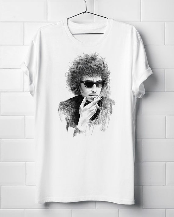 kasseapparat announcer Moralsk uddannelse Bob Dylan Tee Tshirt T-shirt UNISEX Classic Rock Vintage - Etsy
