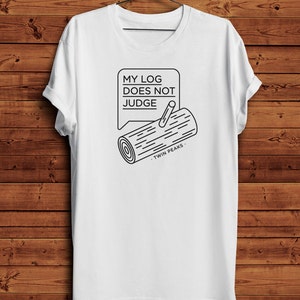 Twin Peaks David Lynch Camiseta UNISEX T-Shirt T Shirt Tshirt Lady Log Tronco My log image 2