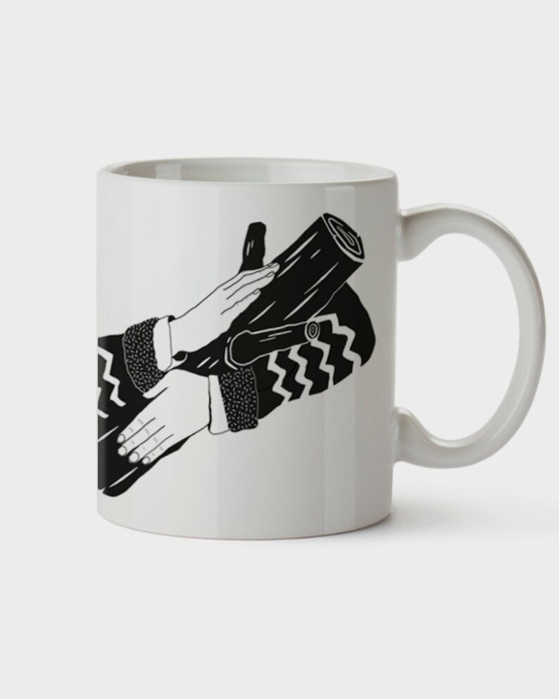 Diane Mug with exclusive Twin Peaks illustration David Lynch. image 1