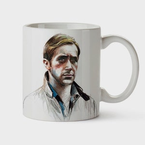 Drive Ryan Gosling Taza Mug regalo Movie cinema cool hipster car scorpion art ilustration wallart