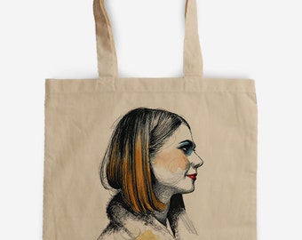 Margot Tenenbaum -The Royal Tenenbaums Tote Bag - Homenaje a Wes Anderson