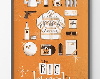 Affiche The Big Lebowski - frères Coen