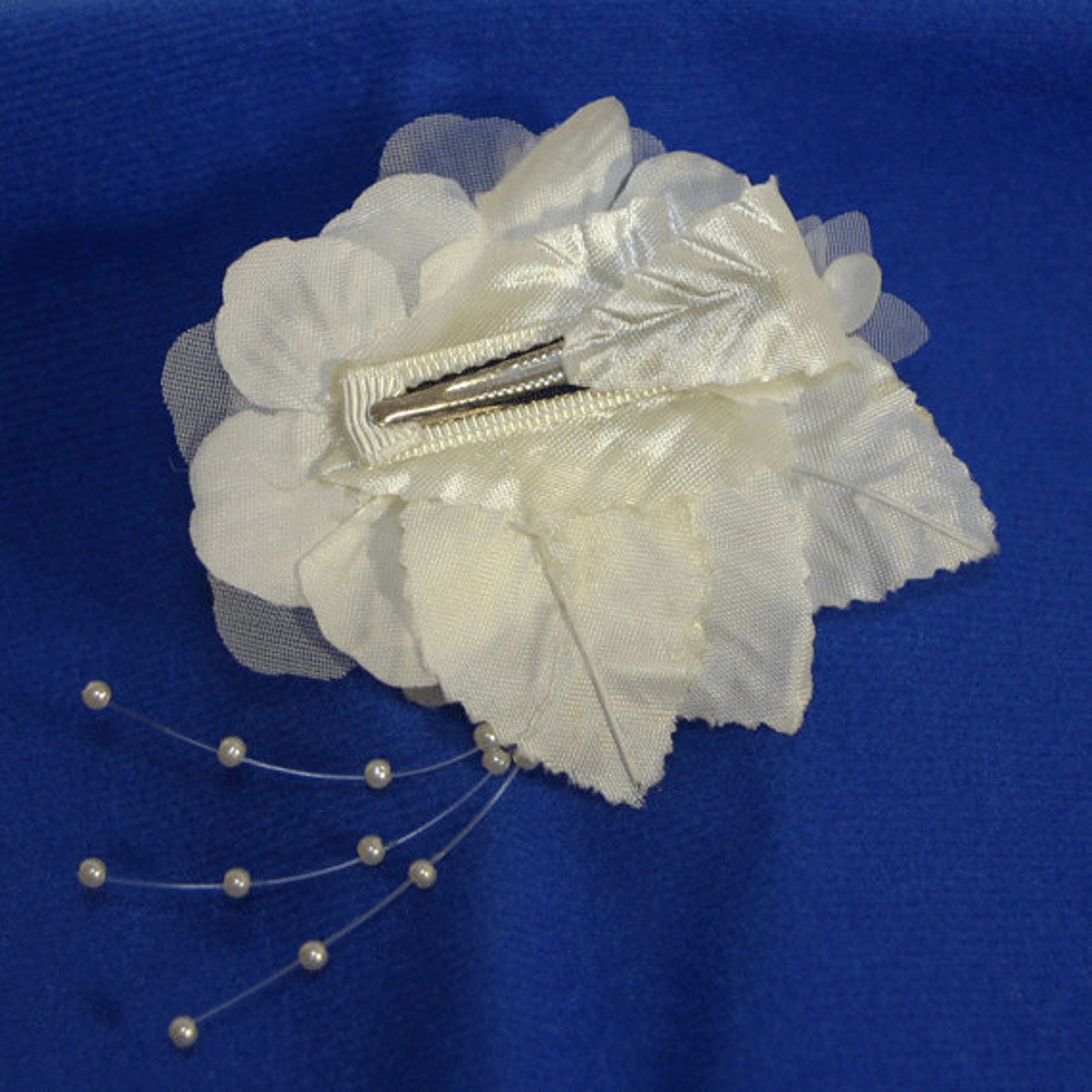 Ivory Hair Flowers Flower Girl Hair Accessory Bridal Hair Etsy