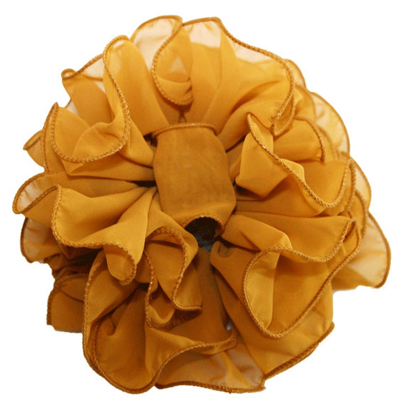 Jumbo Size Chiffon Clip Bow Bow on Jaw Clip Jumbo Size Etsy