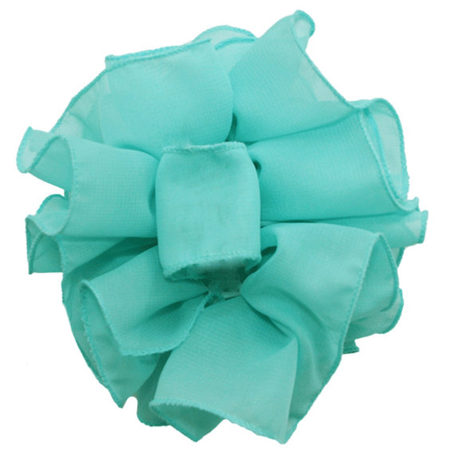 Jaw Clip Bow Medium Size Chiffon Fabric Bow on Jaw Hair Clip Etsy