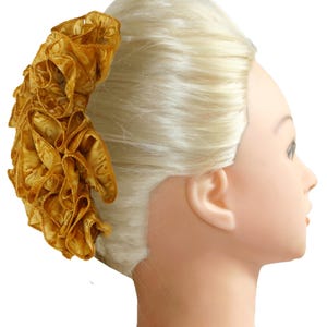 バナナヘアクリップボウ、レディースヘアアクセサリータイダイデザインファブリックロングコームボウ、マルチカラーボウ、さまざまな色からお選びいただけます