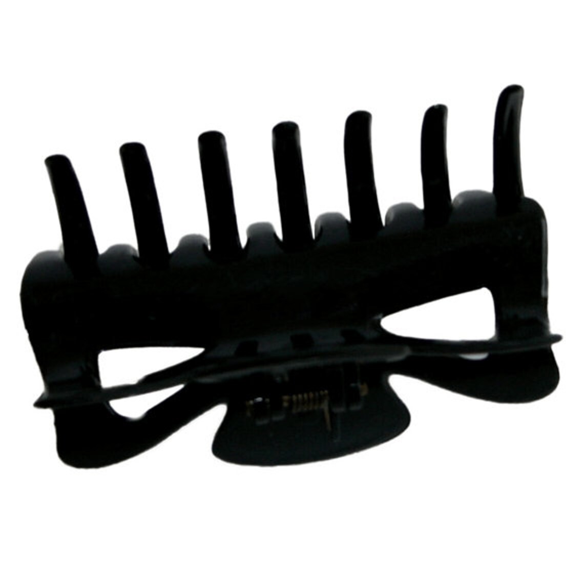 Medium Size Black Jaw Clip Interlock Teeth Jaw Clip Acrylic Etsy