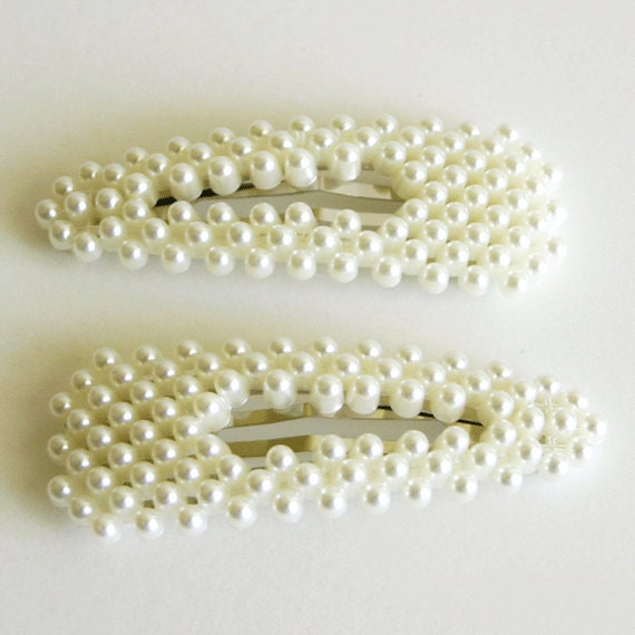 Large Size Tic Tac Hair Pine Pearl Hair Clip Pin Barrett Pin Etsy