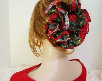 Noeud à Cheveux Pailleté Argent/rose Pour Fille - Très Bon état (occasion)