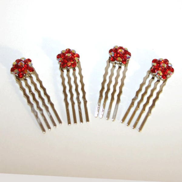 Four Prongs Mini Comb, Wedding Updos Comb, Party Comb, Swarovski Crystal Comb, Hair Comb