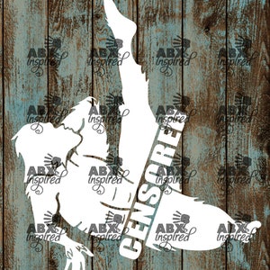 DIGITALER DOWNLOAD sexysquatch Stripperin zensiert sasquatch sofortiger download, svg, jpg, png, pdf,