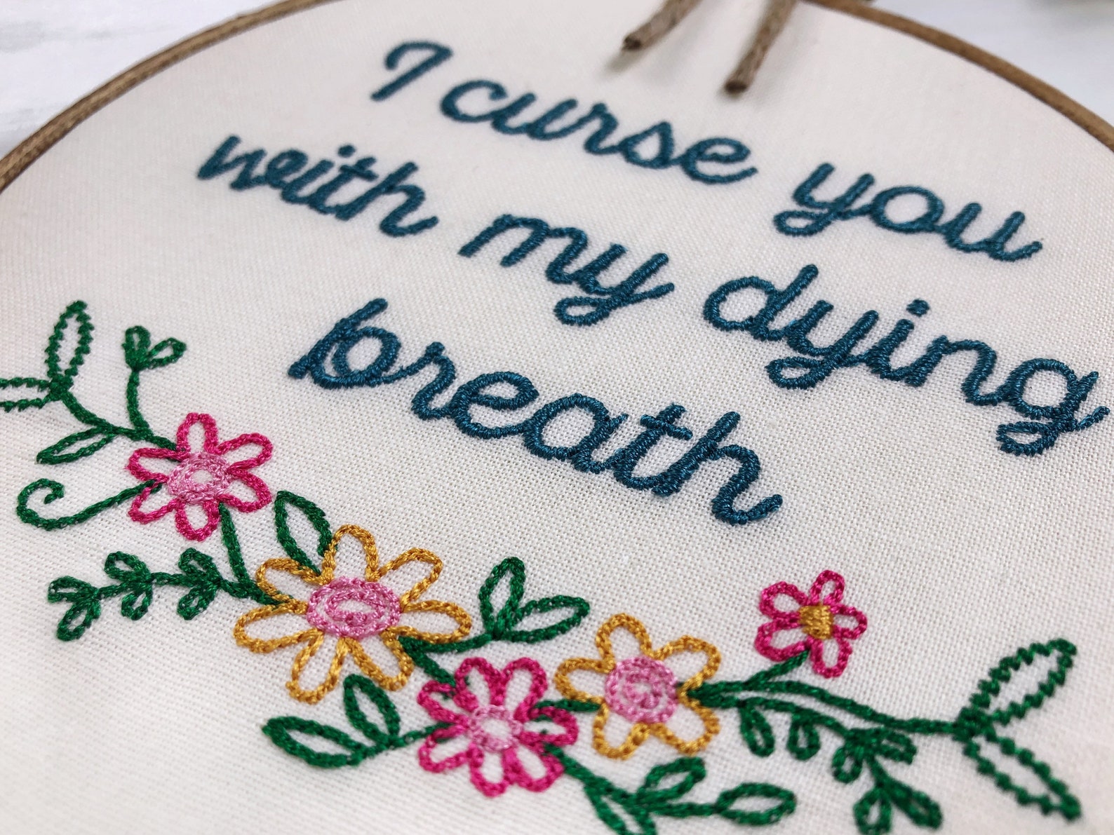 Ik vervloek je met mijn stervende adem mijn favoriete