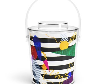 Party Time Ice Bucket with Tongs
