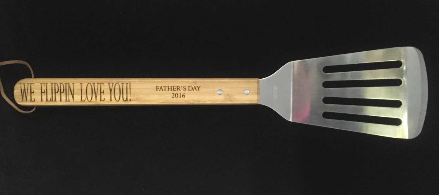 Engraved Grilling Spatula Personalized Grill Spatula Father Etsy
