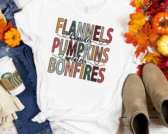 Fall shirt, Fall T Shirt, Shirt for Fall, Thanksgiving shirt, Cute Fall Shirt, Bella Canvas Shirt, Sublimation shirt, Fall Sublimation Shirt