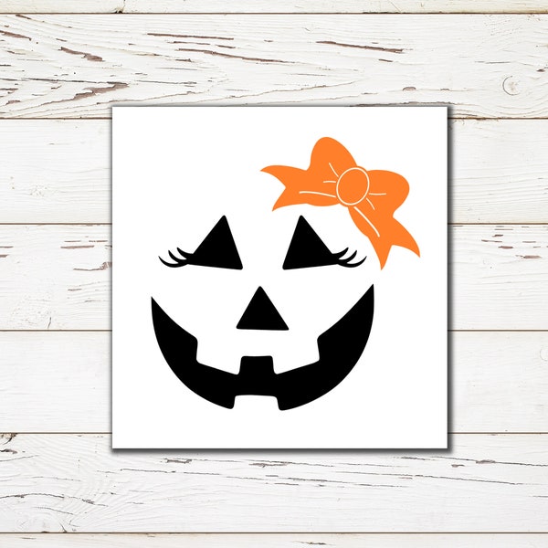 Pumpkin decal, Halloween decoration, Decal for Halloween, DIY Halloween decoration, Jack o lantern decal, Halloween ornament decal