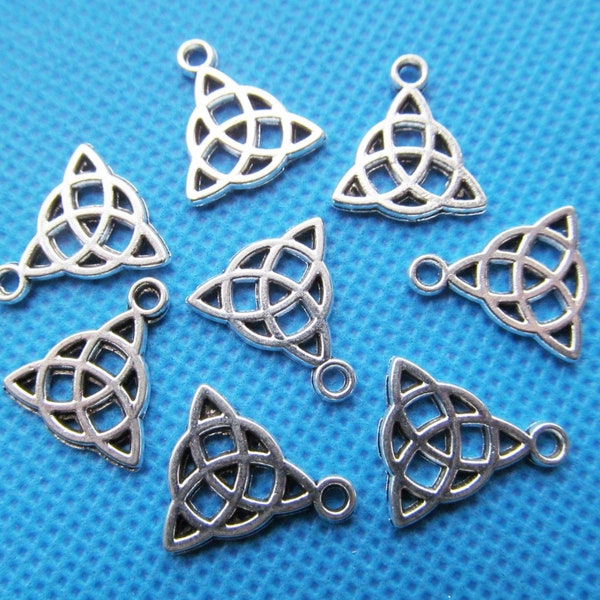 15mmx16mm Antique Silver tone/Antique Bronze Hollow Triangle Celtic the Flower of Life Connector Pendant Charm/Finding DIY Accessory Jewelry