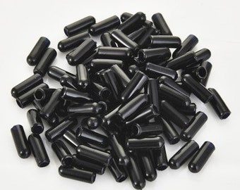 Black/Transparent Hair Headband Rubber Stopper Beads Charm Finding,DIY Accessory Jewellery Making