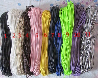 4mm 25 Colors Faux Braid Leather Cords String Rope,Jewelry Beading String, For Bracelet & Necklace,DIY Jewellry Accessory