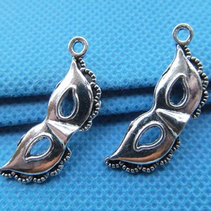 13mm x31mm Antique Silver tone/Antique Bronze Mask Connector Pendant Bracelet Charm/Finding,DIY Accessory Jewelry Making