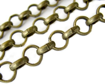24inch 60cm 3.30mm Antique Bronze/Silver tone Rolo "O" Cross Chain,DIY Jewelry Accessories,Necklace & Bracelet Findings,Connector Charms