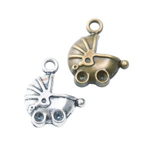 5mmx13mmx17mm Antique Silver tone/Antique Bronze Lovely Carriage Pendant Charm/Finding,DIY Accessory Jewellry Making