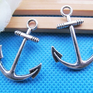 24.20mmx31.27mm Antique Silver tone/Antique Bronze Anchor Connector Pendant Charm/Finding,for Bracelet,DIY Jewellry Accessory