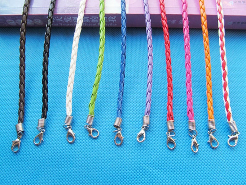 Longitudes de 4 m m 3 de langosta pulsera amistad pulsera cable correa de colores