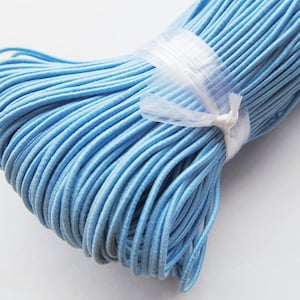 1.20mm Round Skinny Elastic Cord Nylon Coated,Stretch Cord Beading String,For Bracelet & Necklace,DIY Accessory Jewelry Making