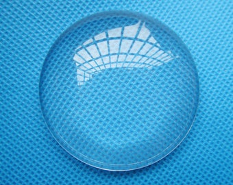 Good Quality 58mm Round Clear/Transparent Glass Cabochons/Cover Cabs,Pendants Domed for Photos,Cabochons, or Art,For Base Setting Tray Bezel