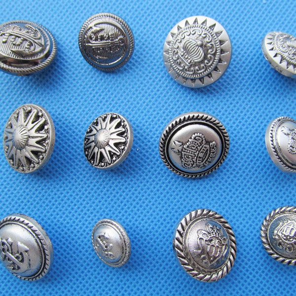 Vintage Antique Silver tone Button Charm Pendant Finding,DIY Accessory Jewellery Making