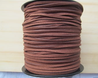 3mm Wide(27 Colors) Korea Faux Suede Fabric Leather Cord String Rope,Suede Cord,Necklace and Bracelet Cord,DIY Accessory